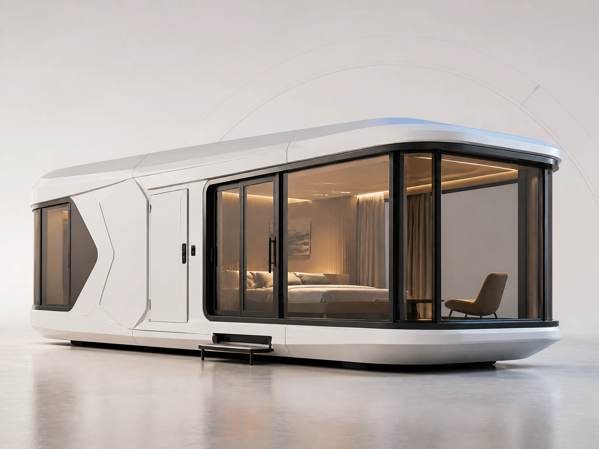 Space Capsule House visualization